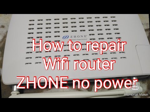 Zhone fiber optic router no power