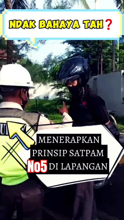 BERSIKAP ETIS DALAM MENEGAKAN PERATURAN #satpamindonesia #satpamstory #viralshorts