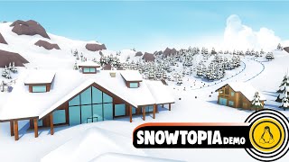 Snowtopia Ski Resort Tycoon Demo | Linux Gaming | Ubuntu 20.04 | Steam Play