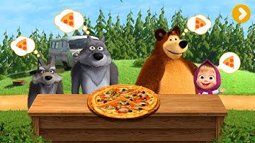 Masha and the Bear Pizzeria Game! Pizza Maker Game (Part 12)