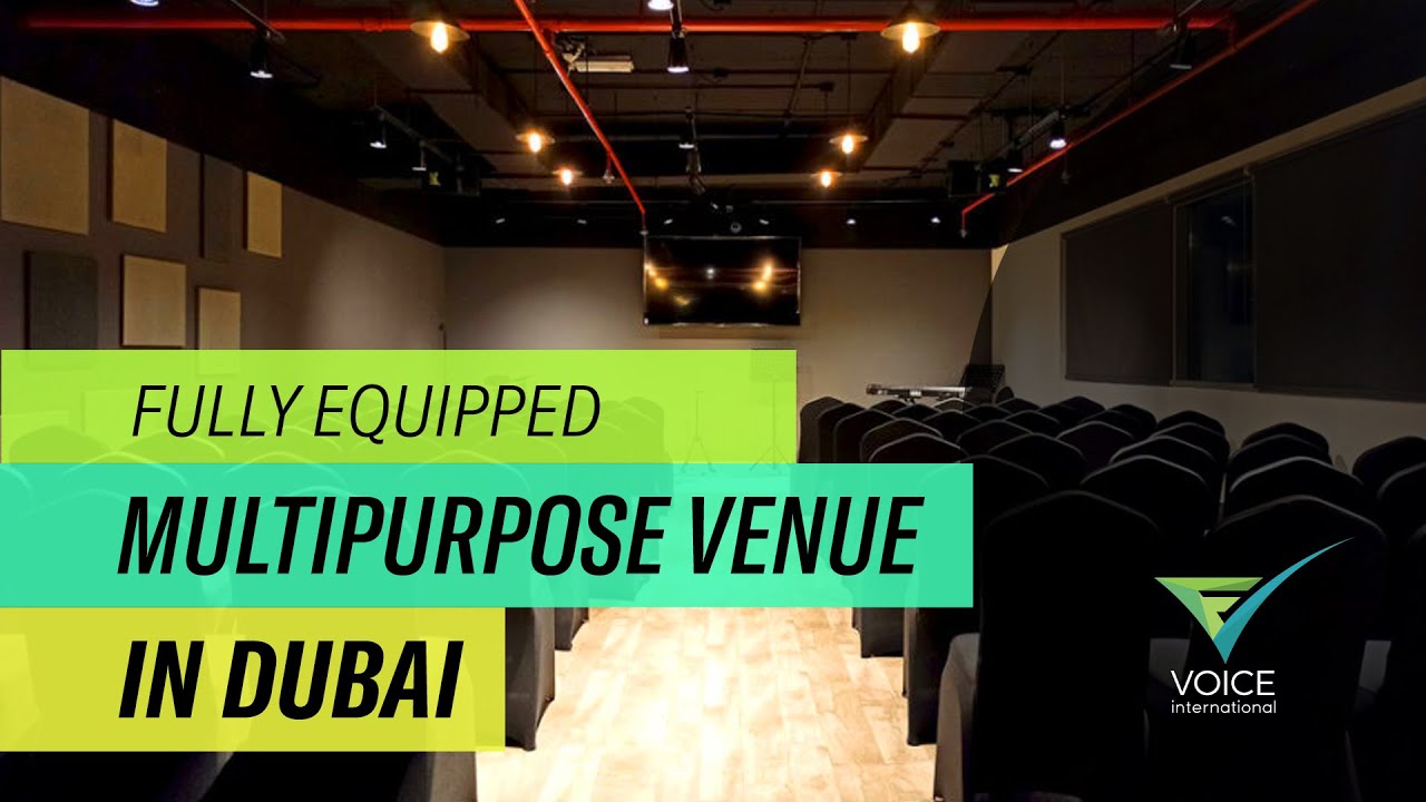 YouTube에서 Voice International- Multipurpose Venue in Dubai 보기 YouTube에서 Voice International- Multipurpose Venue in Dubai 보기
