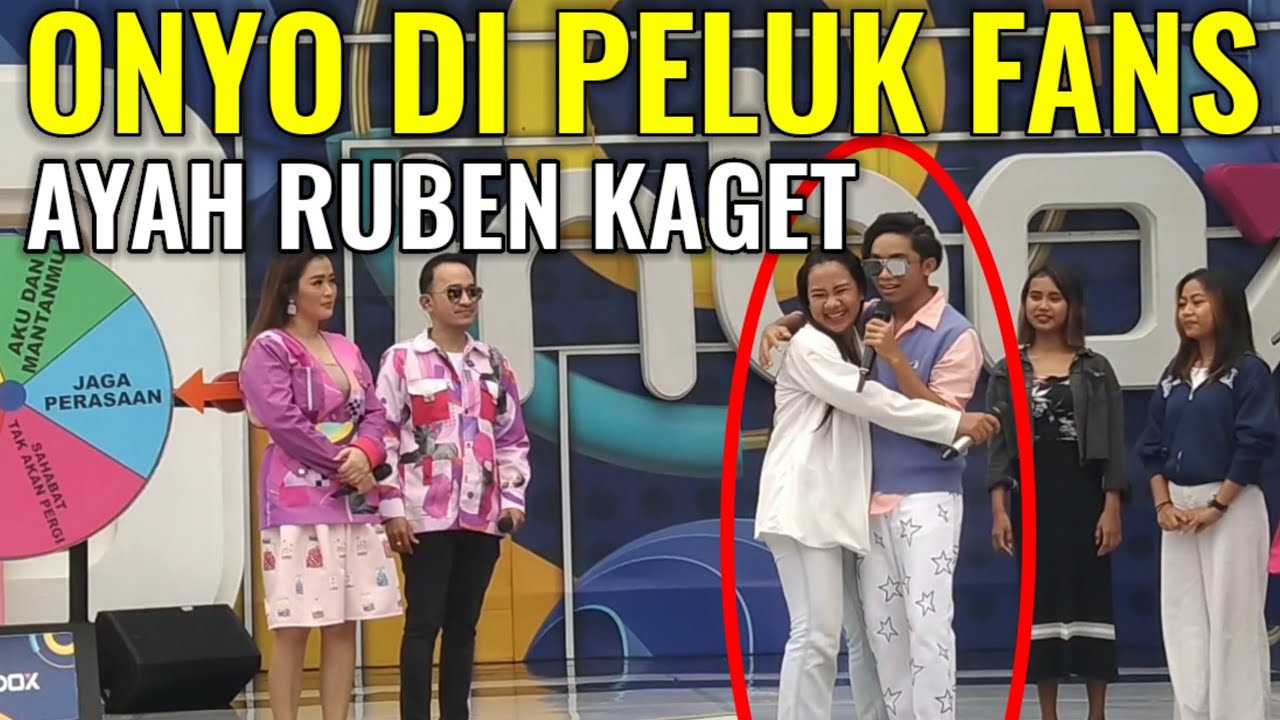 DETIK2 ONYO DI PELUK FANS SAAT ACARA INBOX, AYAH RUBEN SAMPAI KAGET