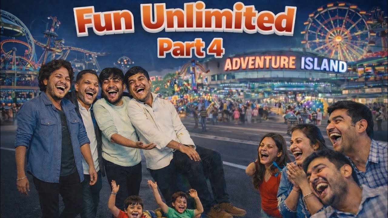 FUN UNLIMITED 😂  ( part 4 ) | Adventure Island Trip With Friends Auto Ride 😂