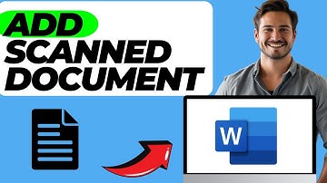 How To Add Scanned Document To Word (Easy Guide)