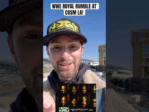 WWE ROYAL RUMBLE AT COSM LA! LETS GO! #royalrumble #wwe #sports
