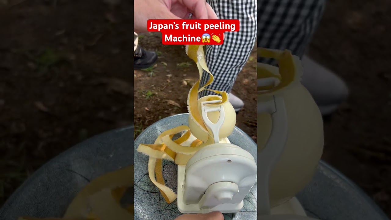 Japan’s Apple peeling Machine is Next Level 🔥 🍐