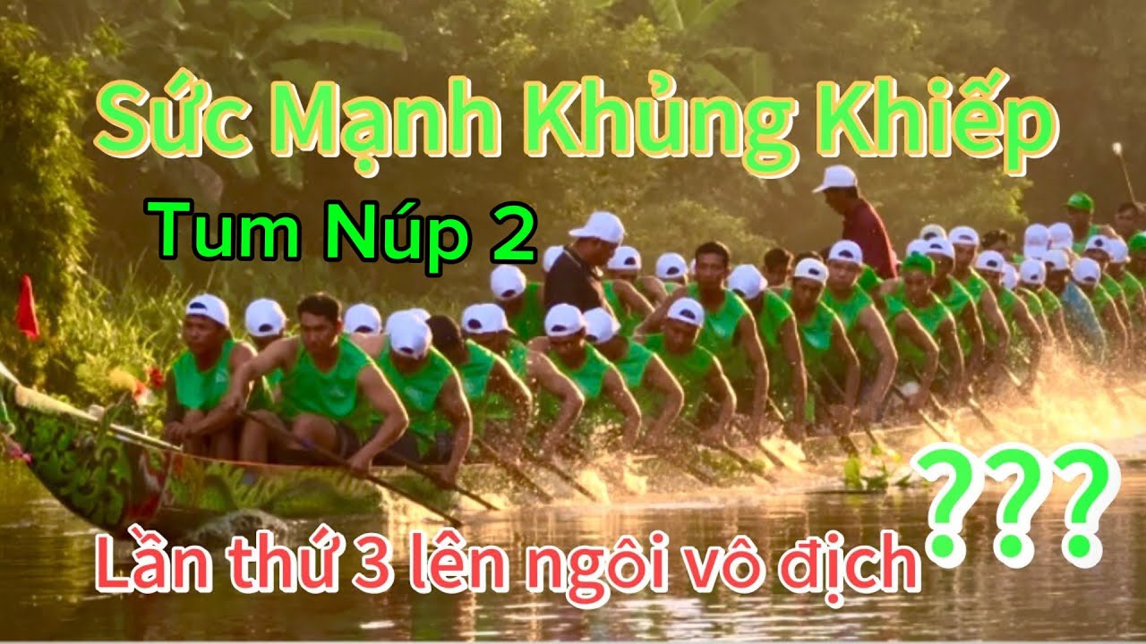Đội ghe Ngo Tum Núp 2 –Nhà đương kim vô địch thể hiện sức mạnh trước giải đua ghe Ngo Sóc Trăng 2025