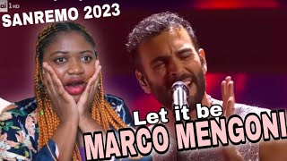 Sanremo 2023 - Marco Mengoni e Kingdom Choir Cantano ‘Let it be’ | Reaction