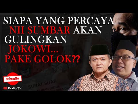 ANWAR ABBAS, MUSTOFA NAHRAWARDAYA: NII SUMBAR GULINGKAN JOKOWI PAKE GOLOK...REKAYASA..AGAIN??