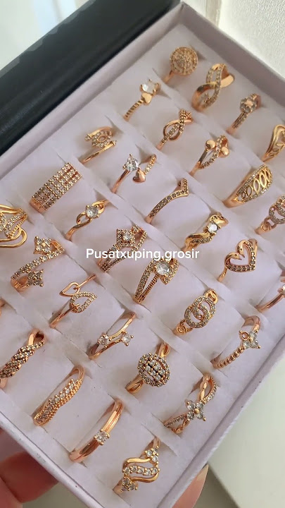 Model cincin xuping di kita ga usah di raguin lagi psgi cakep dan mewah ✨✨ #xuping #ring