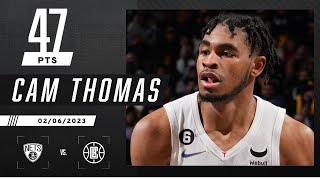 Cam Thomas drops his SECOND-STRAIGHT 40-point game 😳🔥 | NBA on ESPN