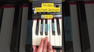 How to play Thriller by Michael Jackson on piano
