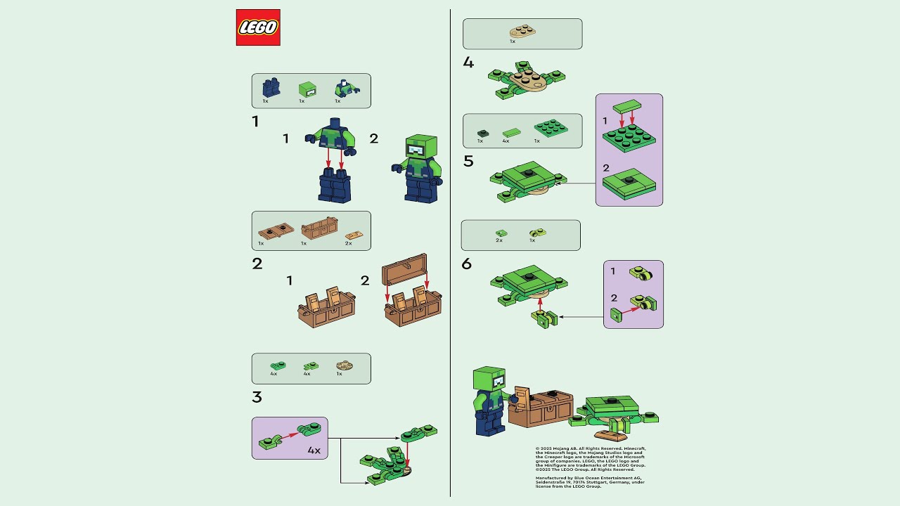 📖 LEGO instructions 📖 Magazine Gift 📖 662505 📖 Diver and