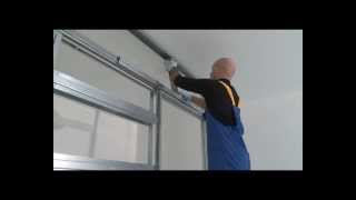Preparação da parede de drywall e montagem sistema para porta embutida