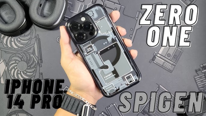 Estuche spigen hybrid iphone 14 pro max ultra zero one con magsafe col