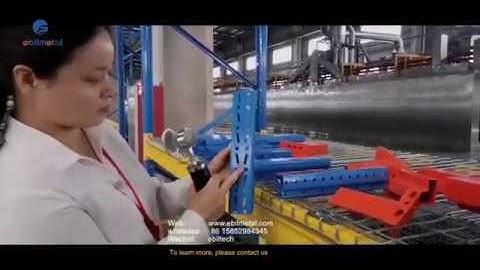 At the scene of the EBILMETAL heavy duty pallet rack is introduced