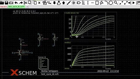 Setting up a Xyce simulation with Xschem, viewing results