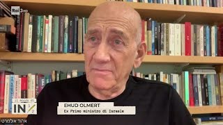 Israele, l'ex primo ministro Olmert "I palestinesi meritano di essere liberi" - In Mezz'ora 07/04/24