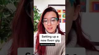 Setting up a new fiverr gig: quick overview