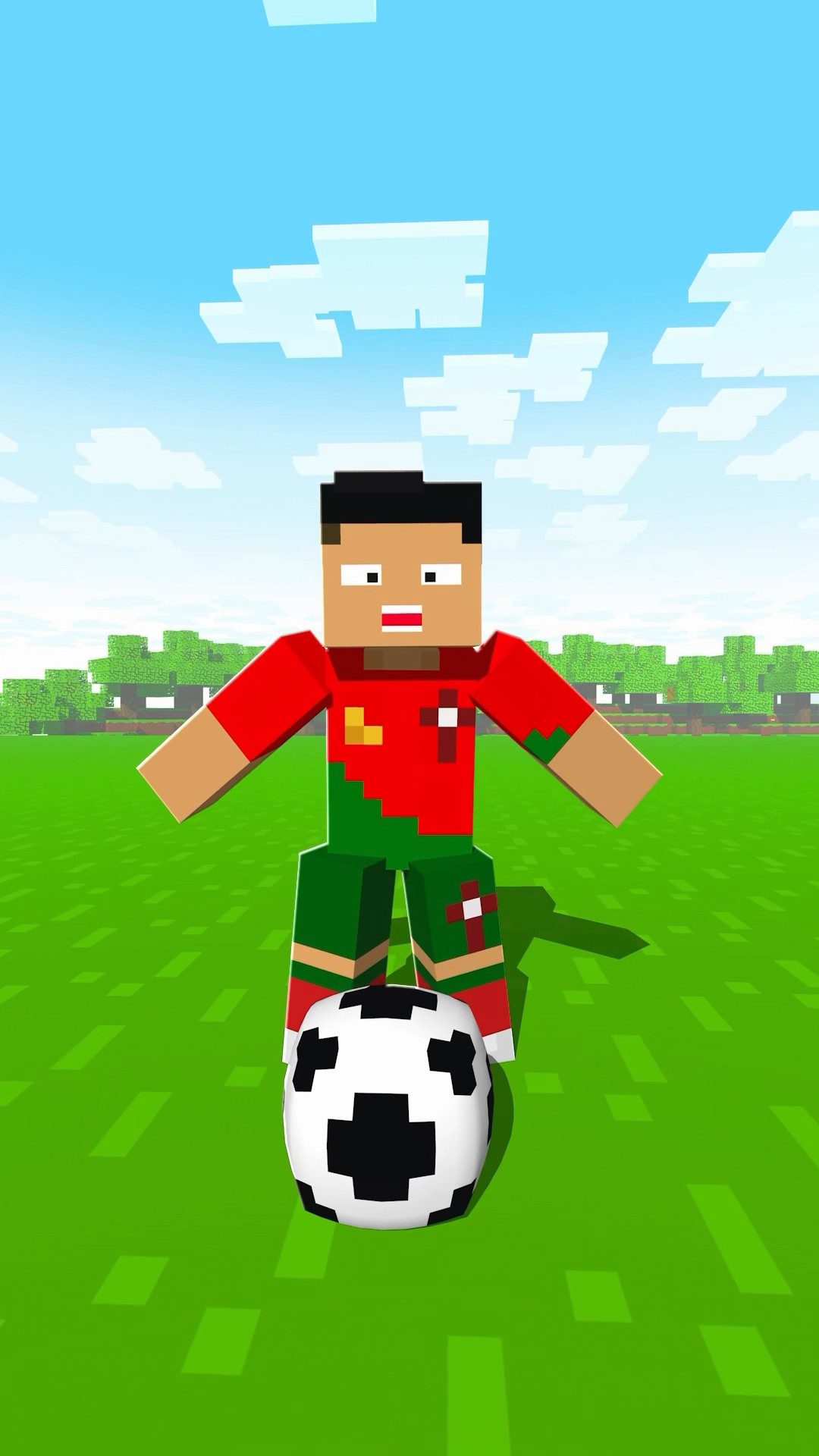 ¿A quién salvará Cristiano Ronaldo? ⚽️ Minecraft CR7