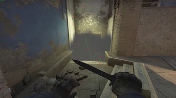 CSGO - Smoke Underpass Mirage.
