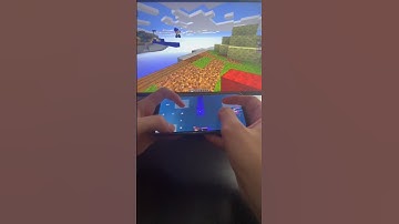 HANDCAM 0CPS BRIDGE RUSH IN BEDFIGHT ON PHONE💀 #handcam #phone #minecraft #pojavlauncher #bedfight