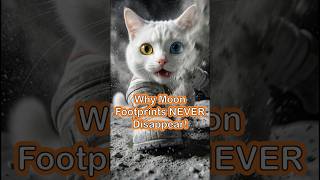 Why Moon Footprints NEVER Disappear! 🤯 #shorts