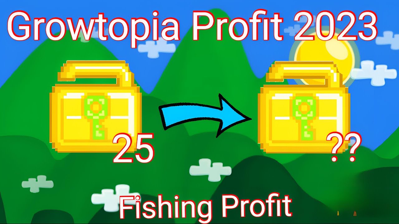 PROFIT FISHING MODAL 20 WL GROWTOPIA PROFIT 2023 YouTube