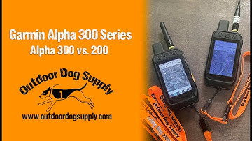 Garmin Alpha 300 vs. Garmin Alpha 200