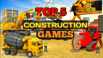 Top 5 construction simulator Games for Android and iOS || Offline games🔥VENOM SAMURAI GAMING.