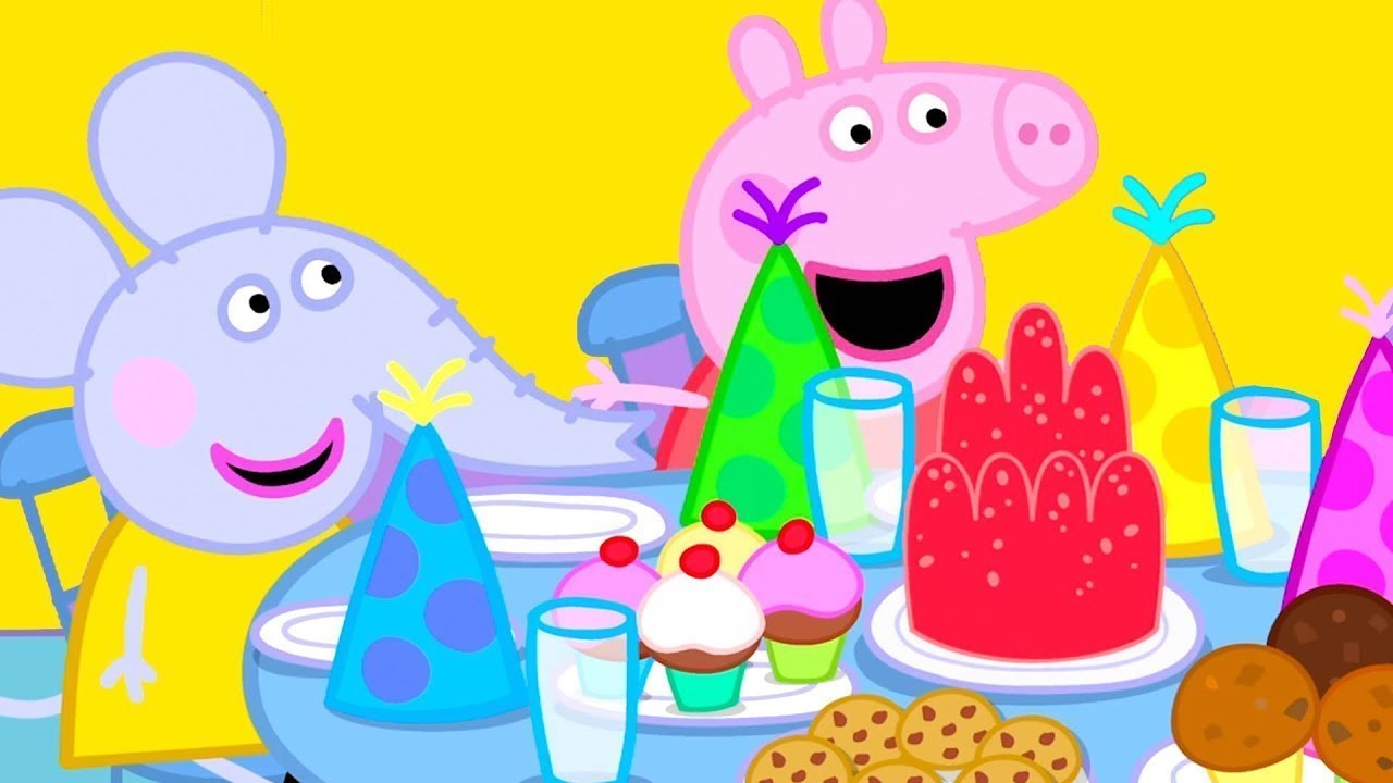 Đồ Chơi Trẻ Em Buổi Tiệc SINH NHẬT của PEPPA PIG Món Quà Bất Ngờ Của Heo  Ba birthday party  YouTube