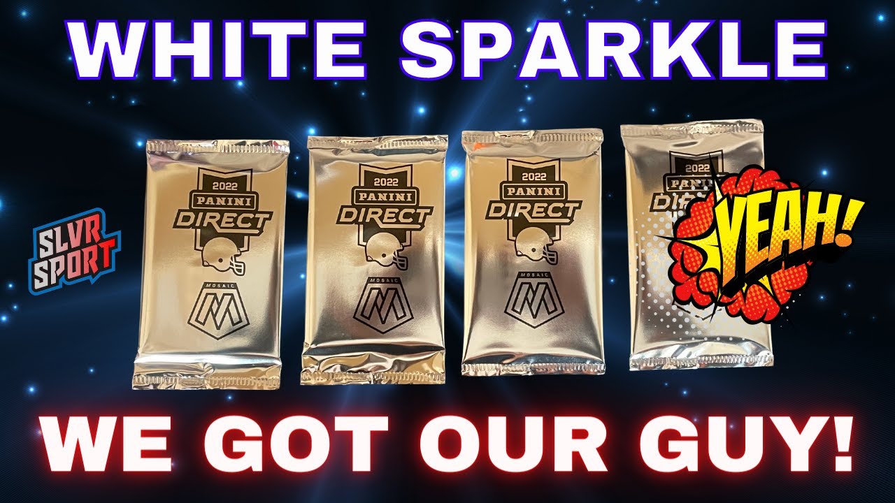 🔥WHITE SPARKLE🔥 2022 Mosaic Football White Sparkle Packs - $800 RIP!