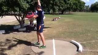 Shot put  Step Back tips