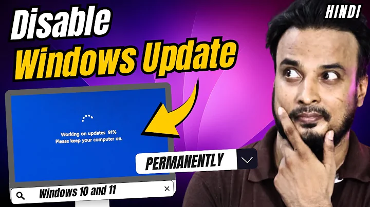 Disable Windows Updates PERMANENTLY in Windows 10/11 (2023) Hindi