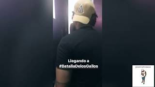Lapiz Conciente FT El B Aldeanos cantando en la Batalla De Los Gallos 2017