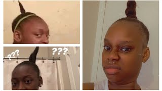 I Tried Following Kayla Nicole’s Ponytail Tutorial And This Happened | Tiasha B