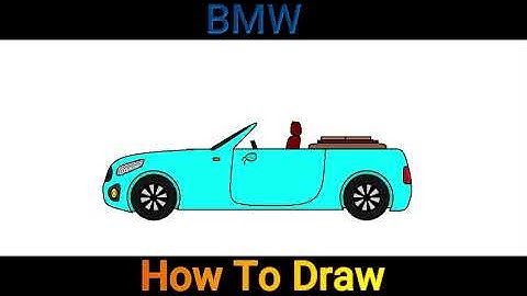 How to Draw BMW Car in Laptop using MS Paint