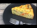 How To Make Vegetable Quiche  | One Bowl Vegetable Pie Recipe