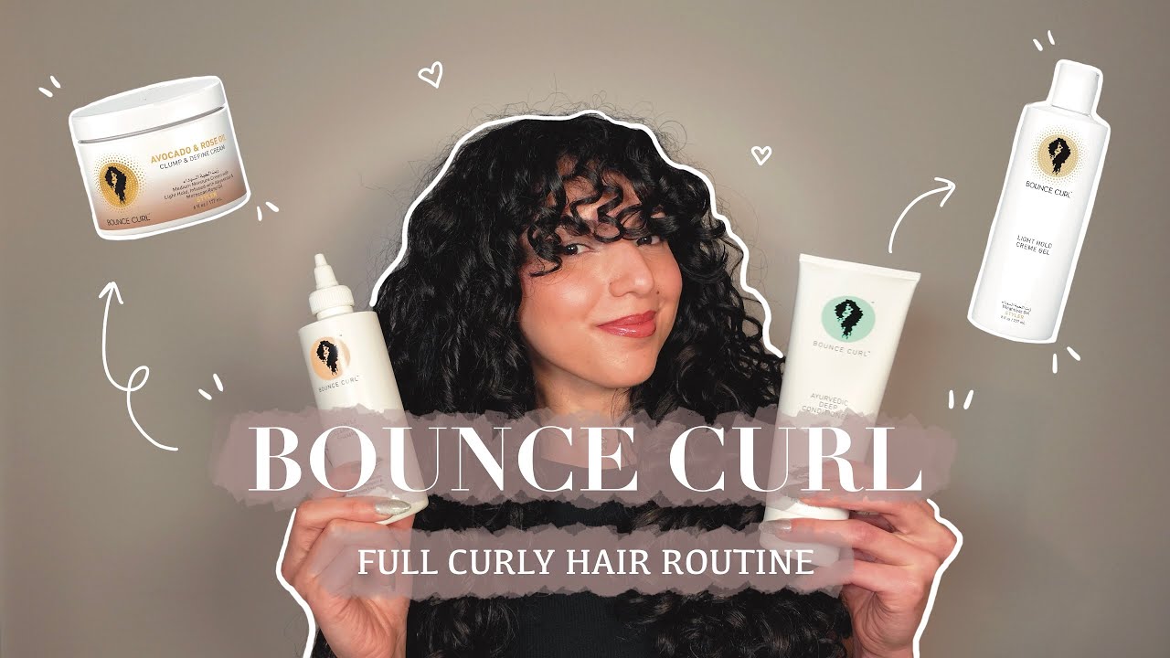 BOUNCE CURL REVIEW ON LOW POROSITY CURLY HAIR | Full Curly Hair Washday Routine | Hebarrietty