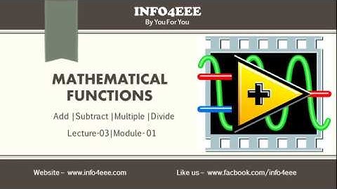 Mathematical Functions in LabVIEW #03