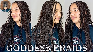 ንዓሚለይ በሓንሳበ ንቖንና.‍♀ HOW TO DO GODDESS BRAIDS