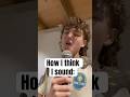 How I think I sound vs reality: #jesusisking #hospitaladministration #lifeisbutadream #funny 