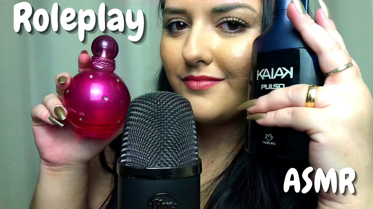 ASMR | Loja de Perfumes (Perfumaria) | ROLEPLAY no BLUE YETI X 😴