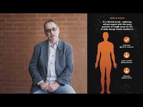 Professor André Marette discusses the benefits of maple syrup