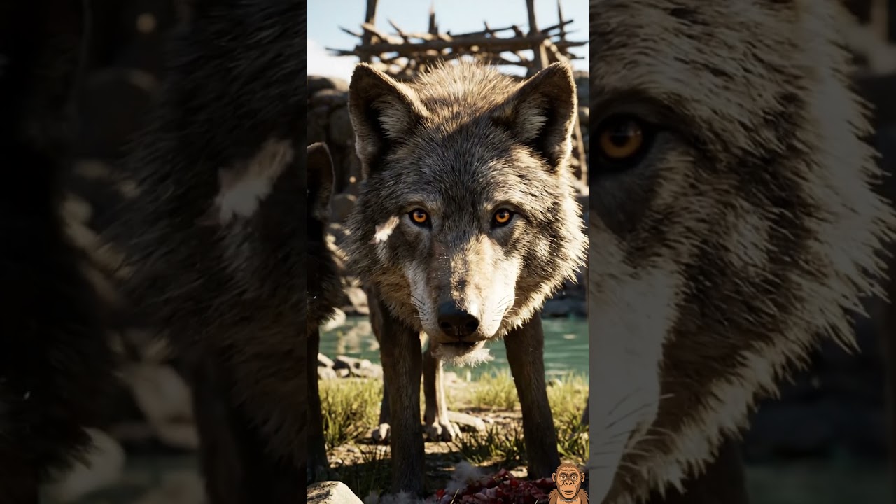 Savana Survival:Surrounded by Prehistoric Wolves—How Does She Survive 