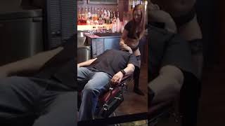 Barber Shot at Twin Peaks in Las Vegas Part 2. #lasvegas #vegas #shots