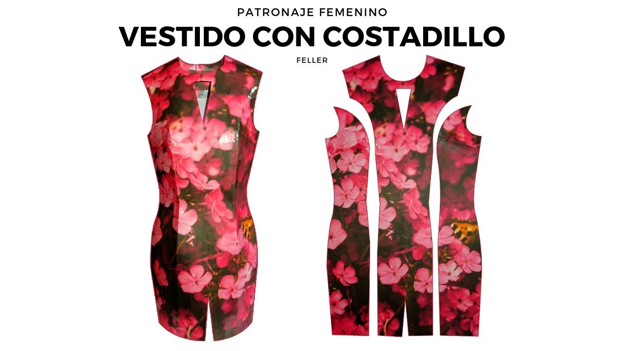 Transformación de Vestido con Costadillo:  Paso a Paso