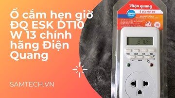 Ổ cắm hẹn giờ Điện Quang ĐQ ESK DT10 W 13 mua ở đâu
