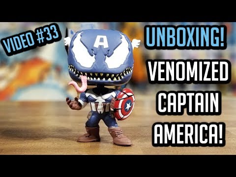 captain america venomized funko pop