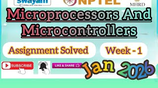 Microprocessors And Microcontrollers Week 1 Assignment Solution#NPTELASSIGNMENTS#Jan2026#microprocer